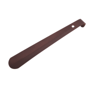 Metalowa łyżka do butów 26 cm – brązowa