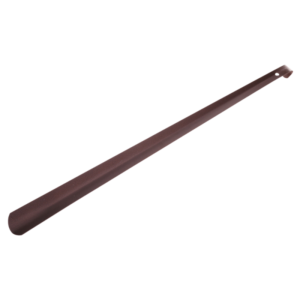 Metalowa łyżka do butów 66 cm – brązowa