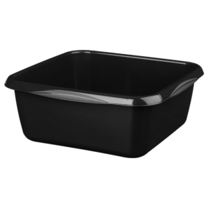 Miska kwadratowa MOLLY 11 l / 35 × 35 cm antracyt