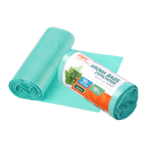 Wiązane worki na śmieci Aroma Bags Miętowe 18 l, 30 szt.