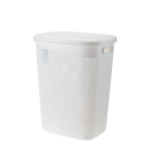 Kosz na bieliznę ORION 55 l biały