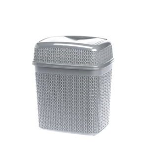 Kosz na śmieci uchylny WILLOW 5 l szary jasny