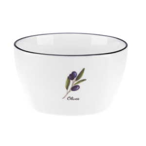 Miseczka PROWANSJA 350 ml z porcelany NEW Bone – wzór Olives