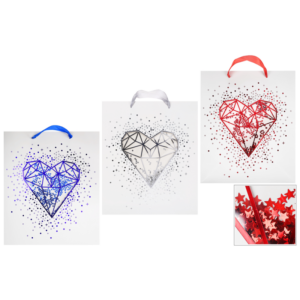 Torebka prezentowa HEART 270 × 320 × 110 mm