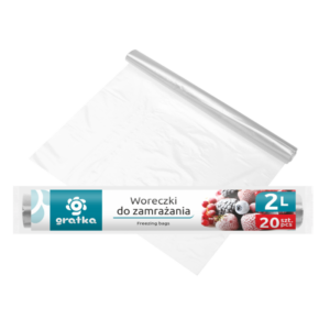 Woreczki do zamrażania 2 l 20 × 28 cm, 20 szt. GRATKA