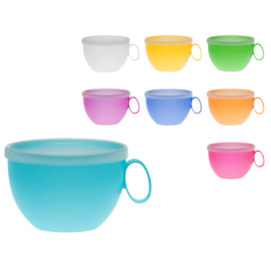 Kubek z pokrywką COLORS 550 ml
