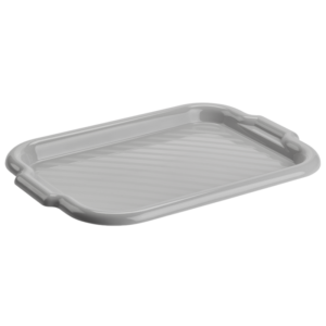 Taca prostokątna MOLLY 40 × 28 cm szary