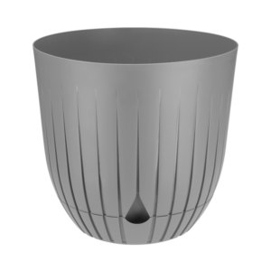 Doniczka Britta 13 cm – kolor szary
