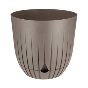 Doniczka Britta 21 cm – kolor taupe