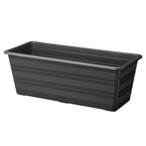 Doniczka balkonowa Draco 40 cm – kolor antracytowy