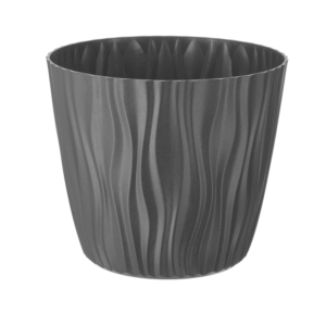 Doniczka Sahara 14 cm – kolor szary