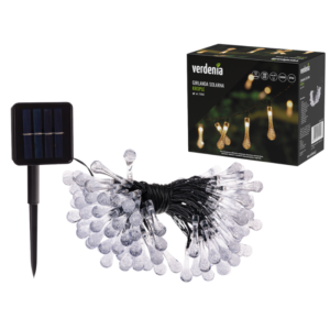 Girlanda solarna KROPLE 100 LED 12 m