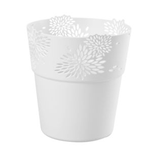 Osłonka Aster 13 cm – kolor biały