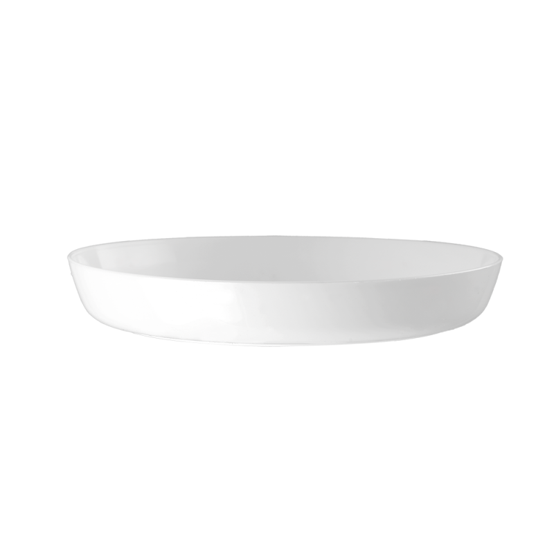Podstawka Cristal 17 cm do doniczki 20 cm – kolor biały