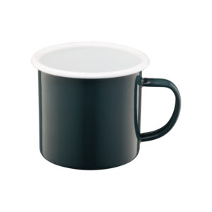 Kubek emaliowany ROBERTO 9 cm / 0,5 l zielony