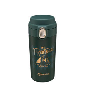 Kubek termiczny MOUNTAINS 350 ml zielony