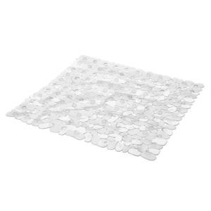 Mata łazienkowa PEBBLE 53 × 53 cm transparent