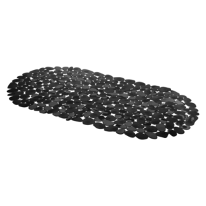 Mata łazienkowa PEBBLE 35 × 68 cm czarny