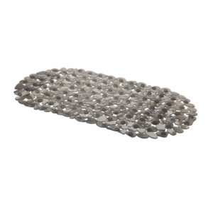 Mata łazienkowa PEBBLE 35 × 68 cm szary transparent