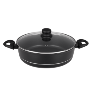 Patelnia głęboka ROYAL 28 cm z dwoma uchwytami