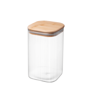Pojemnik szklany kwadrat JEFF 1000 ml