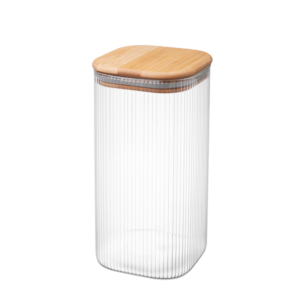 Pojemnik szklany kwadrat JEFF 1400 ml