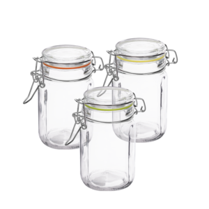 Słoik z klipsem metalowym EDO 260 ml