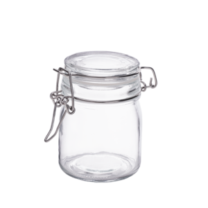 Słoik z klipsem metalowym EDO 180 ml