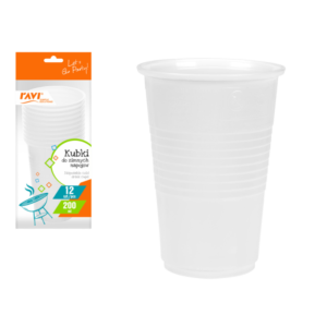 Kubki do zimnych napojów 200 ml, 12 szt.