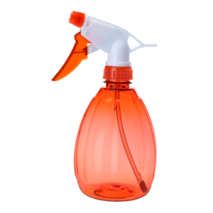 Zraszacz ręczny transparentny FLORA 550 ml czerwony