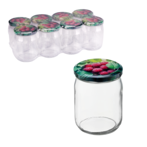 Słoik 540 ml + zakrętka 8 szt.