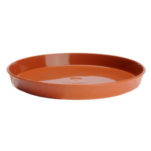 Podstawka drewnopodobna 35 cm – kolor terakota