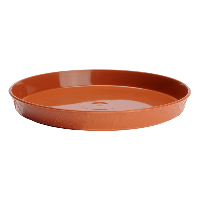 Podstawka drewnopodobna 35 cm – kolor terakota