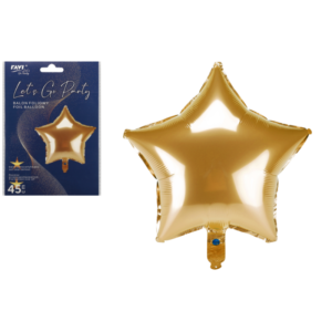Balon foliowy STAR – złoty