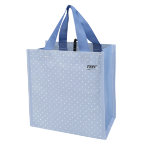 Torba na zakupy DOTTIES 26 × 15 × 27 cm BLUE