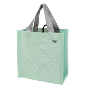 Torba na zakupy DOTTIES 26 × 15 × 27 cm MINT