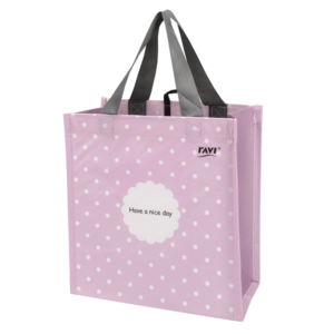 Torba na zakupy DOTTIES 26 × 15 × 27 cm PINK