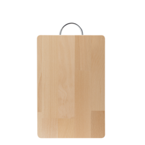Deska do krojenia drewniana z uchwytem metalowym BRETTO 29,5 × 19,5 cm